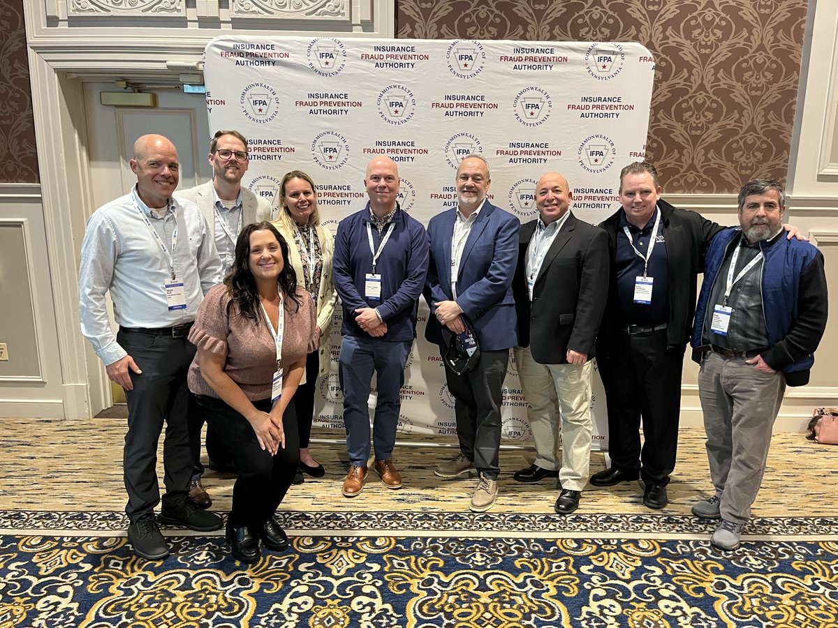 Various members of NJM’s SIU Department attended the Insurance Fraud Prevention Authority (IFPA) yearly conference, located at Hershey Lodge in Hershey, PA this year. This event gathers industry members from across the country to maximize networking and professional development.