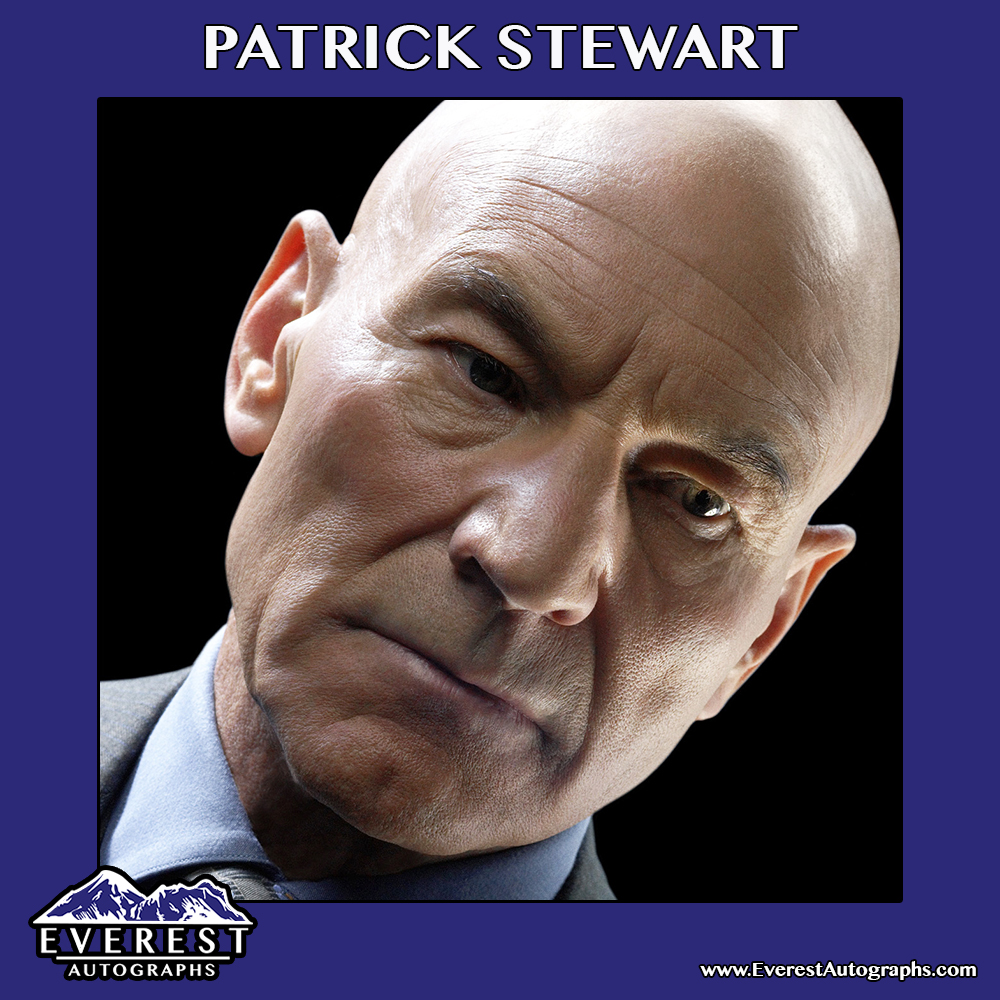 We couldn't be more excited to offer a private signing with #PatrickStewart! You'll be able to select from over 130 different images or mail your own items in. Pre-Sales go live at 10AM (ET) on 4/29 at EverestAutographs.com. #EverestAutographs #StarTrek #Picard #XMen #MCU
