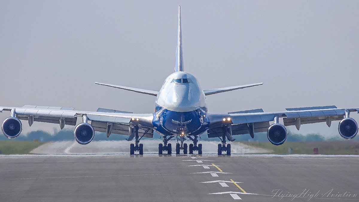 Face to face with the beast! Silk Way West B747-400F paid us a visit at Belgrade Airport today ✈️ #boeing #boeing747 #belgrade #aviation #b747 #aircraft #FaceToFace #airport