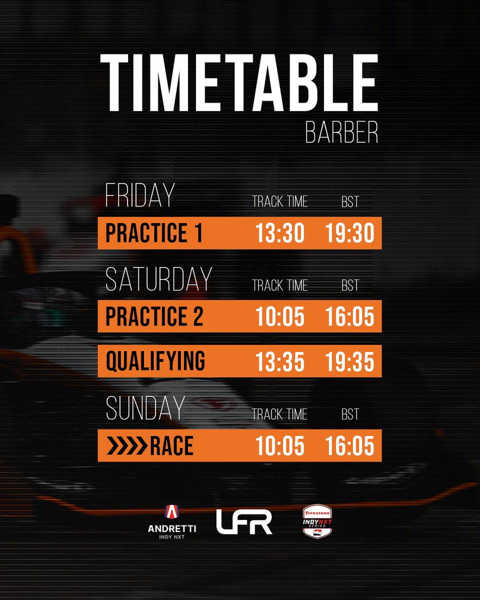 Plans for the weekend 🗓️ 📺👉 indycar.com/ways-to-watch @CopartUKLimited // @ProsperityIM // @LtdNovara // @POGGESIUSA // @barryONEsports // @BRDCSuperStars // @AndrettiIndy // @INDYNXT