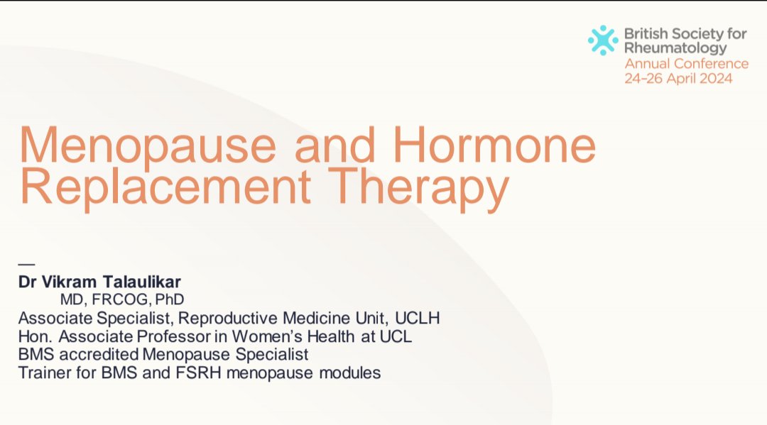 @VikramSinai ⚕️Oestrogen: Tx symptoms, safest transdermally (no clot risk in healthy pop) 💊 Progesterone: Protects womb, safest as oral micronised/mirena; small ⬆️ risk breast ca ✅ Vaginal oestrogen safe, can be used without other HRT for GUSM 📃 CVD & osteoporosis covered too