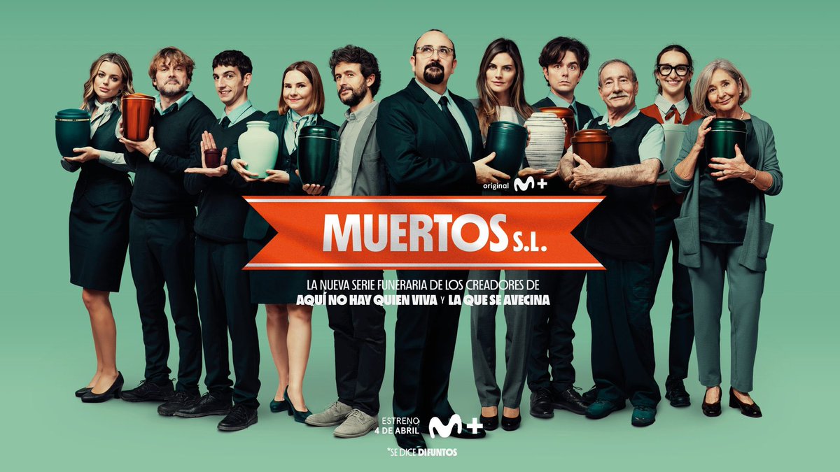 Ya tenéis los 8 capítulos de #MuertosSL en @MovistarPlus ¡Gracias a todo el equipo! Que los disfrutéis.