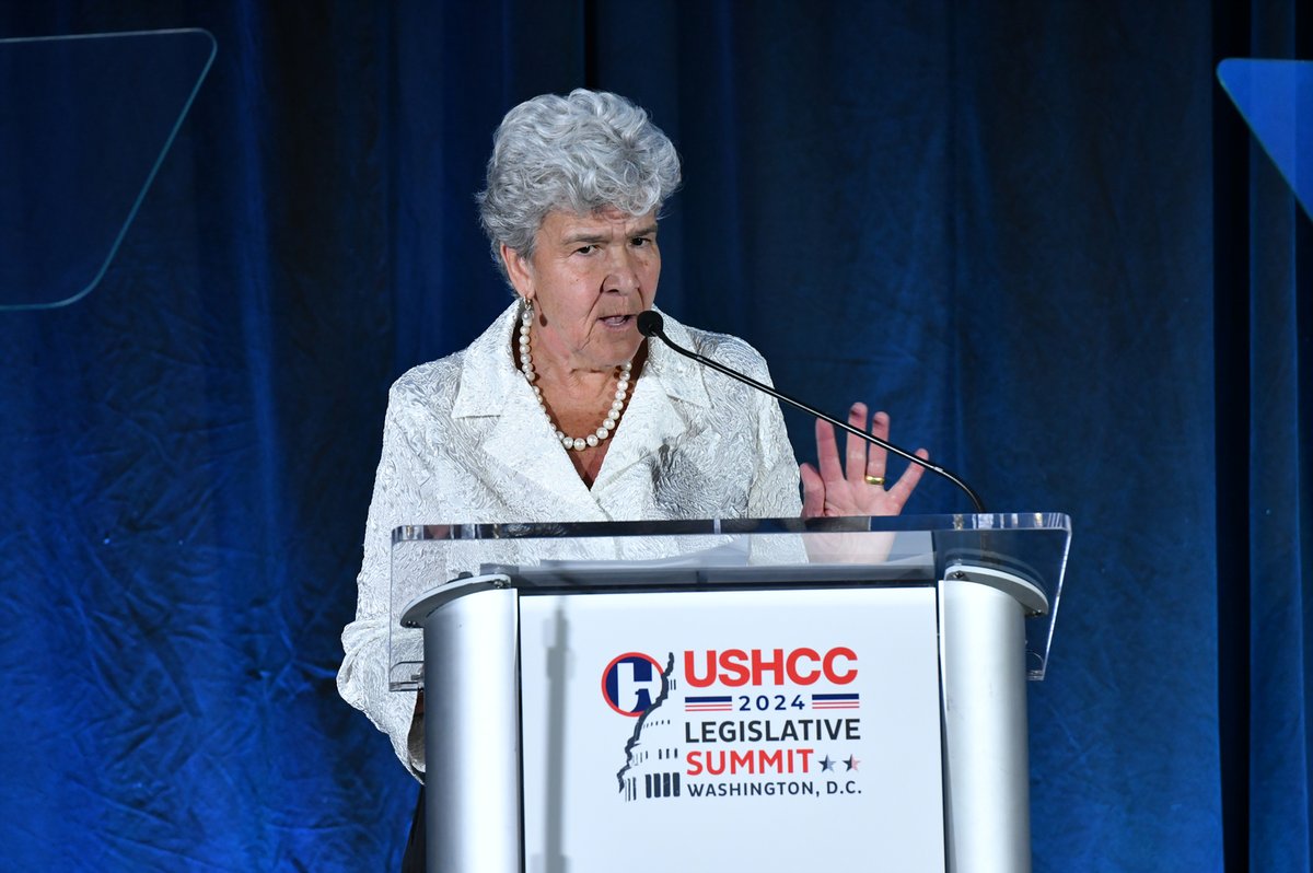 USHCC's tweet photo. Day two of our 2024 USHCC Legislative Summit at @ReaganITCDC was dynamic! ⚡️ Thank you to our speakers who provided important takeaways around Hispanic-owned business growth and the American economy. #UshccLS24 https://t.co/6WahdFiN1r