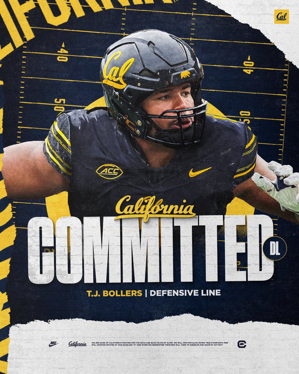 BOOM!! Committed!! Go Bears🐻🐻 Excited for this next step!!! @CalFootball @browning_coach @Coach_MikeBruno @MWCherrington @BenjiPalu_Cal @RealMG96 @tbollers @bollersmomof4 @AllenTrieu