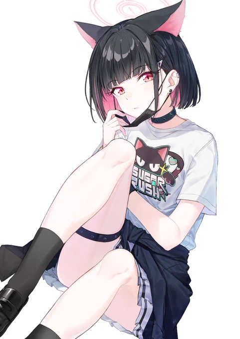 ^⸝⸝> ·̫ <⸝⸝ ^₎#ブルアカ #カズサ 