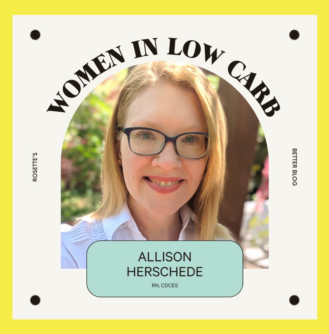 ROSETTE’S (@rosettesmix) on Twitter photo 📣 NEW Women In Low Carb Blog featuring Allison Herschede, <a href="/GritCDE/">Allison Herschede</a>
For over a decade, she's championed a low-carb lifestyle, transforming her health and defying conventional wisdom on diabetes management.
Read her story @ the link below
rosettesmix.com/blogs/topics/w… 📣 NEW Women In Low Carb Blog featuring Allison Herschede, <a href="/GritCDE/">Allison Herschede</a>
For over a decade, she's championed a low-carb lifestyle, transforming her health and defying conventional wisdom on diabetes management.
Read her story @ the link below
rosettesmix.com/blogs/topics/w…