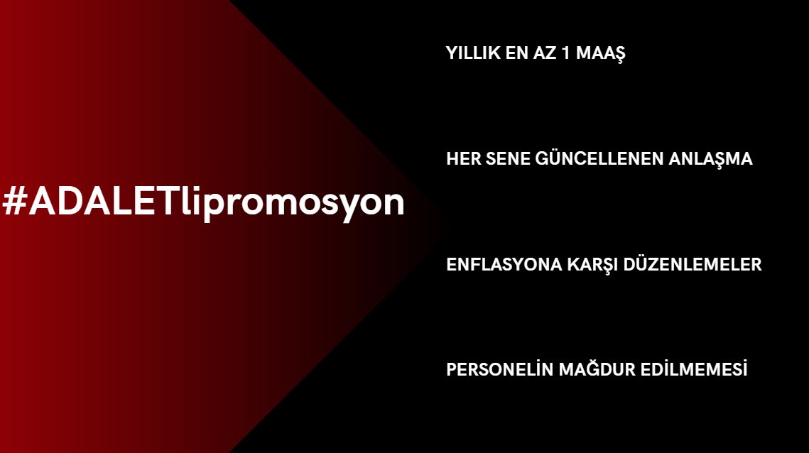 Taleplerimiz;

#ADALETlipromosyon