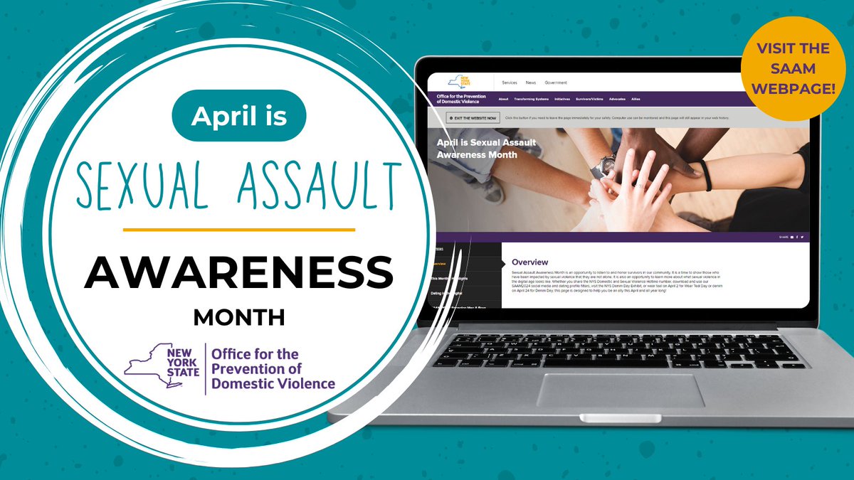 April is almost over and you haven't visited our #SAAM2024 webpage yet?! Learn how you can support #Survivors in April & all year long! ow.ly/F8fX50R8zoc