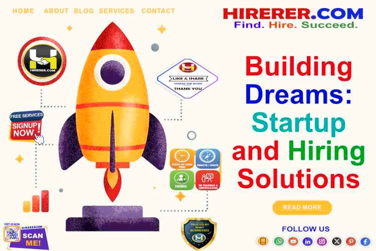 Unlock Your Growth Potential with HIRERER.COM

visit startup.hirerer.com to know more

#StartupHiring #Recruitment #JobOpening #JoinOurTeam #NowHiring #rentahr #outofjob #Hirerer #SmartlyHiring #iHRAssist #SmartlyHR