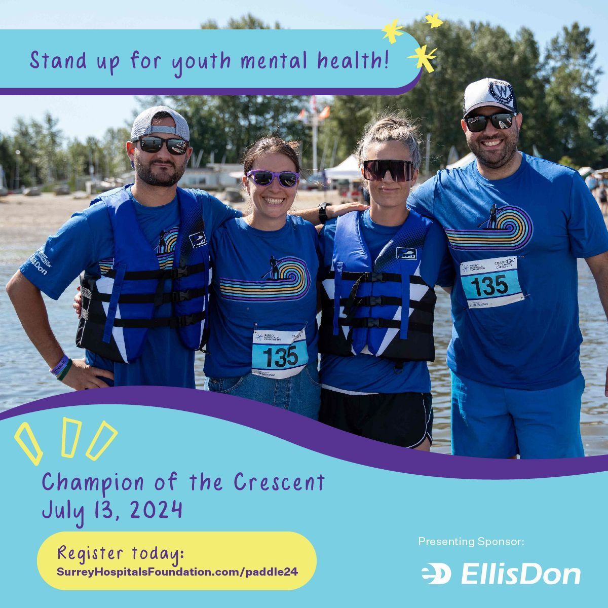 We're excited to have @EllisDon join us once again as our Presenting Sponsor for Champion of the Crescent 2024! 🌞 We thank their incredible team for continuously stepping up to support healthcare close to home. #PaddleSHF24 Early bird registrations: buff.ly/43Pbwnh