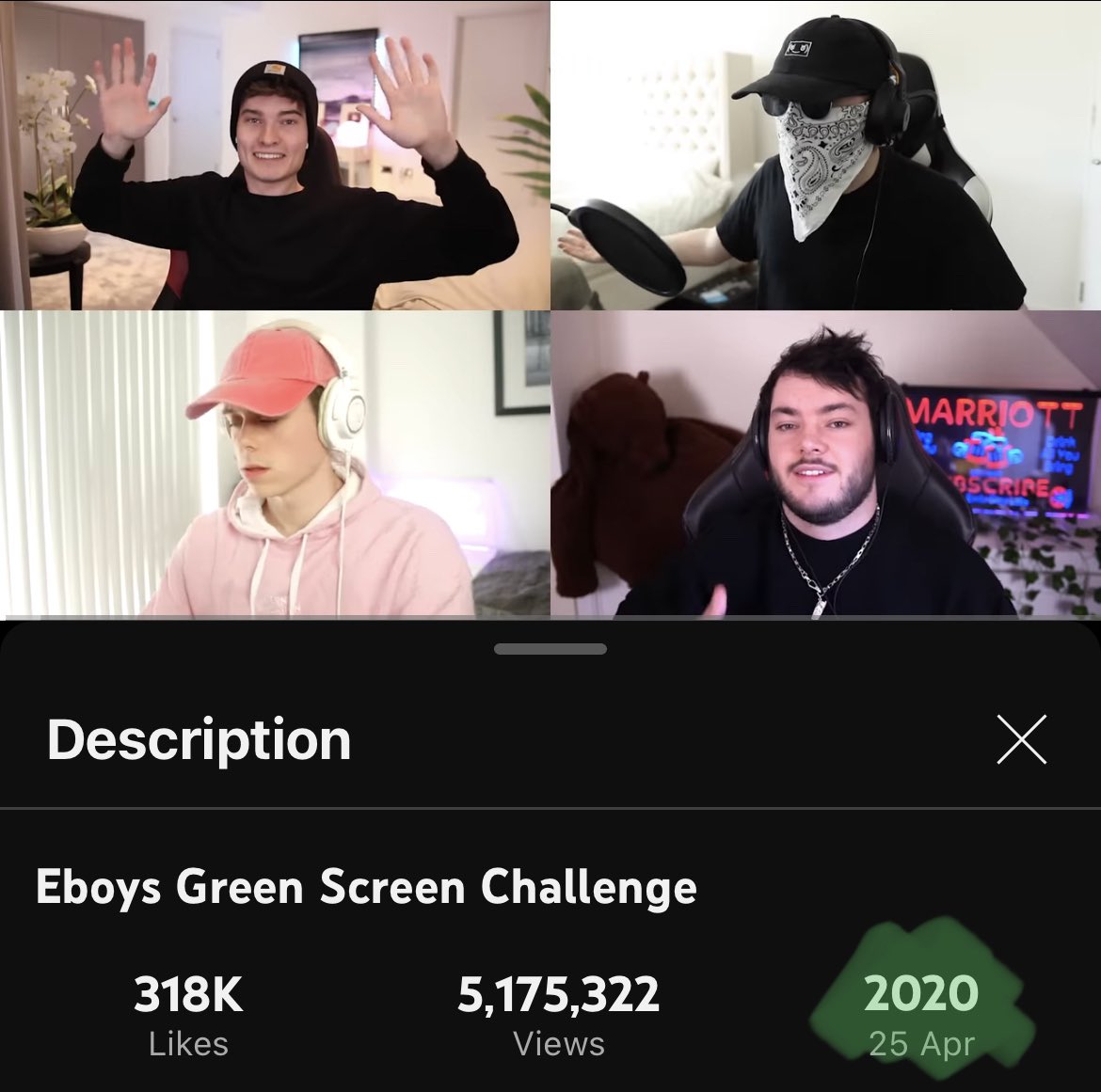 happy 4 years to eboys greenscreen (im ending it all)