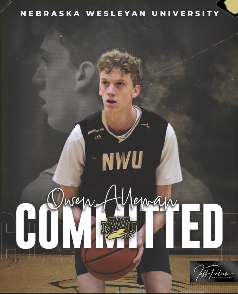 Owen Alleman (@alleman_owen) on Twitter photo I am proud to announce my commitment to Nebraska Wesleyan University. Go P-Wolves! Thank you to <a href="/Wellmand21/">Dale Wellman</a> <a href="/PishWork/">Chris Piscioneri</a> <a href="/makrause12/">Mak Krause</a> for this opportunity! <a href="/NWU_Basketball/">Nebraska Wesleyan Basketball</a> I am proud to announce my commitment to Nebraska Wesleyan University. Go P-Wolves! Thank you to <a href="/Wellmand21/">Dale Wellman</a> <a href="/PishWork/">Chris Piscioneri</a> <a href="/makrause12/">Mak Krause</a> for this opportunity! <a href="/NWU_Basketball/">Nebraska Wesleyan Basketball</a>