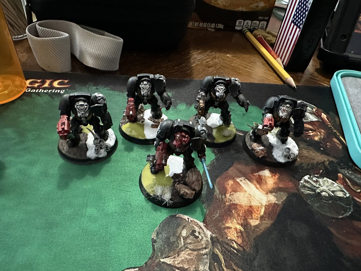 JimmyIgloo's tweet photo. @Thor_Odinson I’m on book 30ish of HH…and he’s right, I don’t spend HOURS painting just one of my minis and my sons. 🙄🙄🙄 https://t.co/h849Eybupc