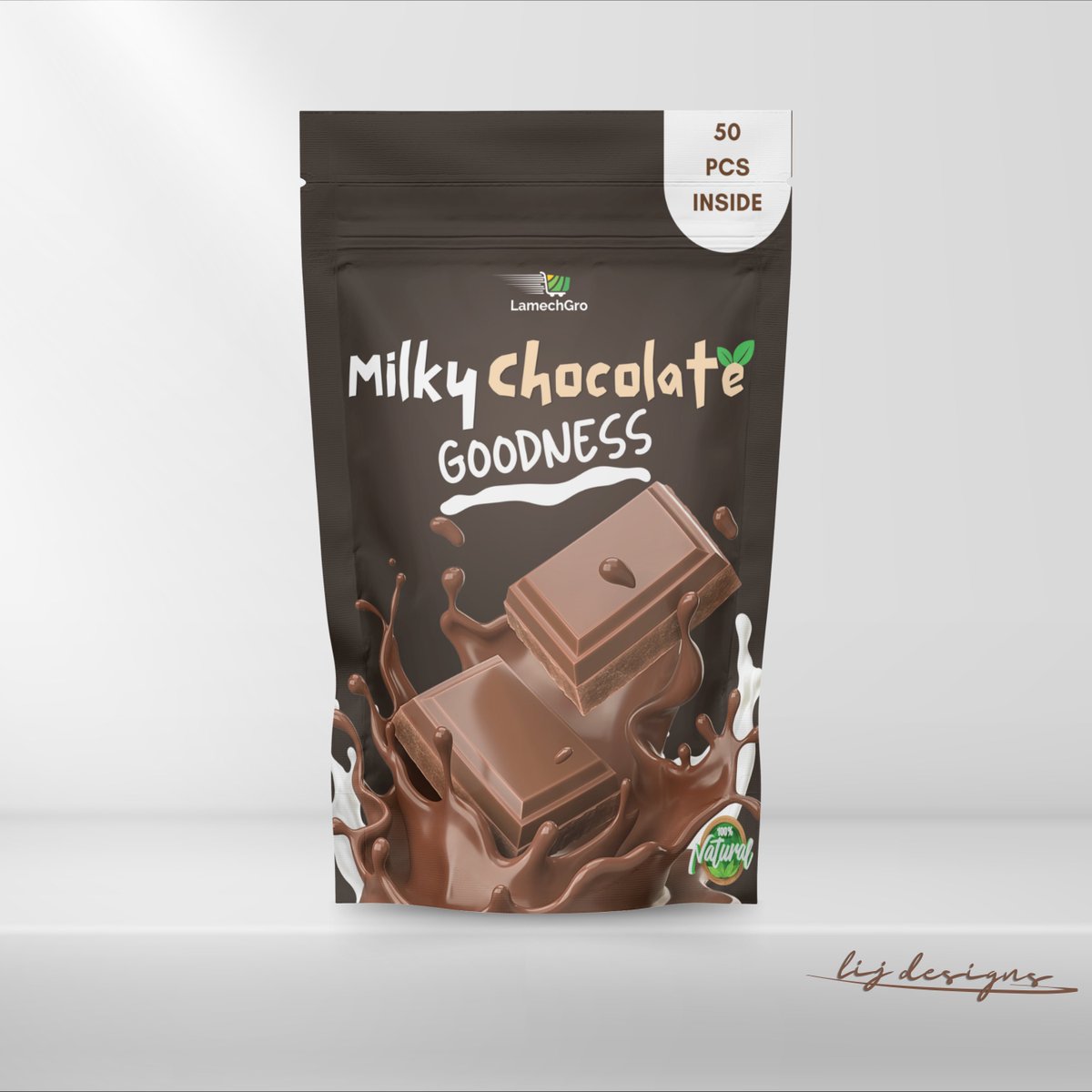 iam_Lamdee's tweet image. I designed the packaging for a milky chocolate snack