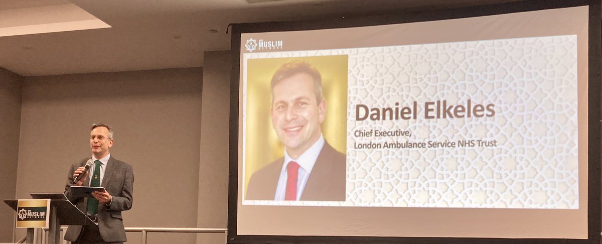 🚑 Great to hear from @danielelkeles discussing inclusivity and looking after the workforce at the @NHSEngland @NHSMuslimNet Eid celebration with @HalimaDagia @Shohail_Shaikh_ @riyaz_patel1 @AsmaNafees82 @ApnaNhs @Aaliya_UK @DrFJameel @BriceEm @andy_callow @NHSCharities @e_orton