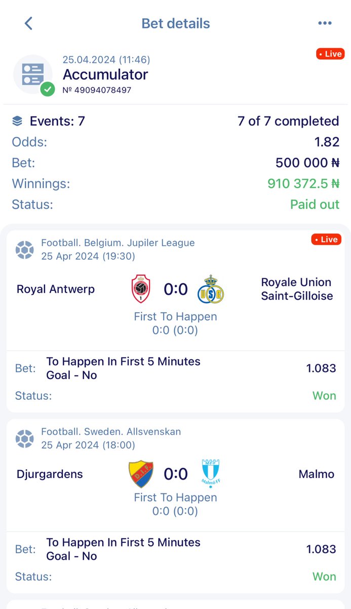 5mins draw booom on paripesa 🥶🥶 Congratulations guys 910k is home For dinner 💰💰💰💰 You don’t have account on paripesa? Register and fund below👇👇👇 paripesa.bet/worldboss