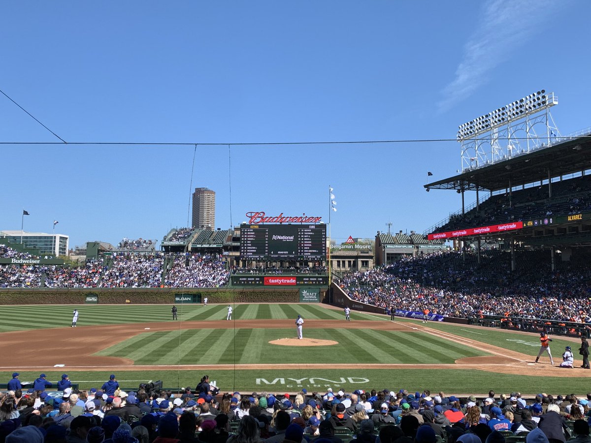 Different view, same ICONIC ballpark! 😍 #Cubs #YouHaveToSeeIt