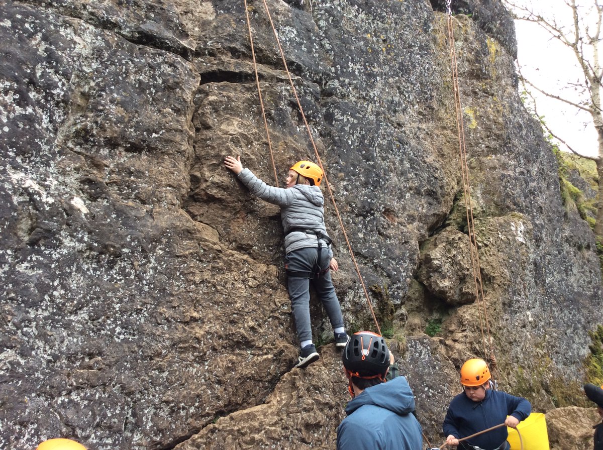 CastleCarySch's tweet photo. Mrs Lukins group enjoyed climbing this morning, showing great resilience. Mendip Adventure hike this afternoon wore them out! https://t.co/dTNZIQrkw6