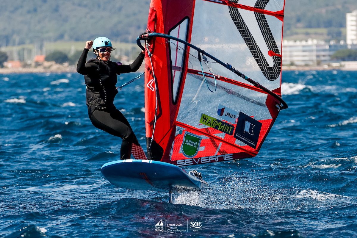 Slavimo prvu medalju s prestižne jedriličarske regate u francuskom Hyeresu! 🥳 Palma Čargo, koja će nastupiti na Olimpijskim igrama u Parizu, osvojila je 🥉 u windsurfingu te je tako potvrdila dobru formu. Čestitamo ❤️🤍 📸 @ Sailing Energy / Semaine Olympique Française