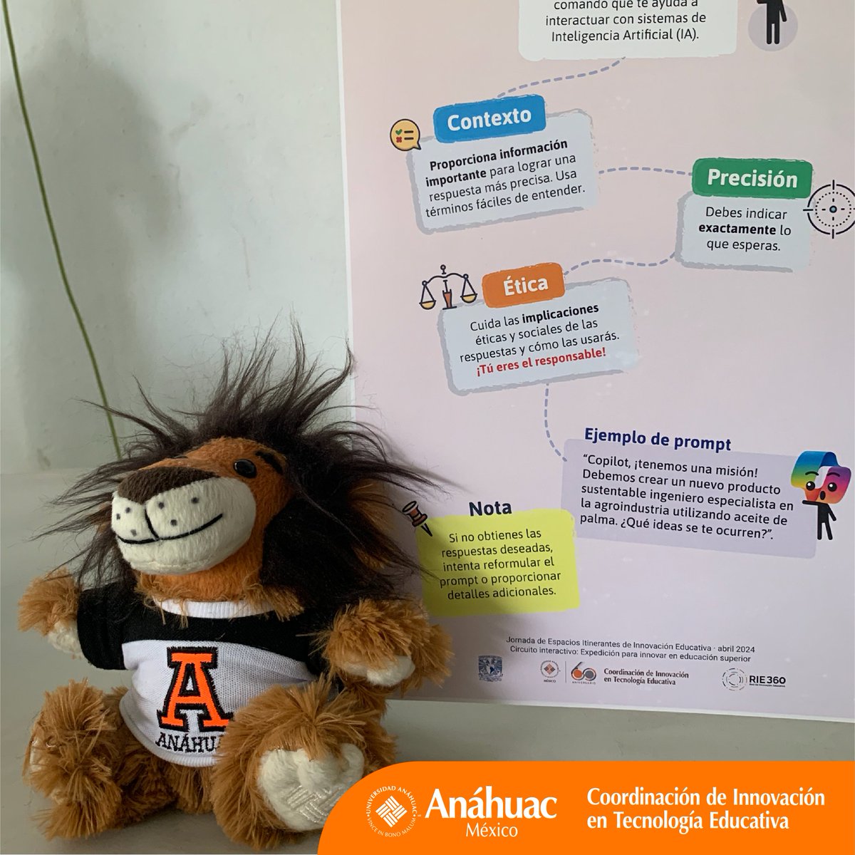 cteanahuac's tweet photo. ¡Gran experiencia en la Jornada de Espacios Itinerantes de Innovación Educativa! En donde participamos en Circuito Interactivo: Expedición para Innovar en Educación Superior. 
#ProyectosRIE360 #RIE360 #Anáhuac #UNAM #Ingenería #CircuitoUNAM https://t.co/DWfHXYd5gh