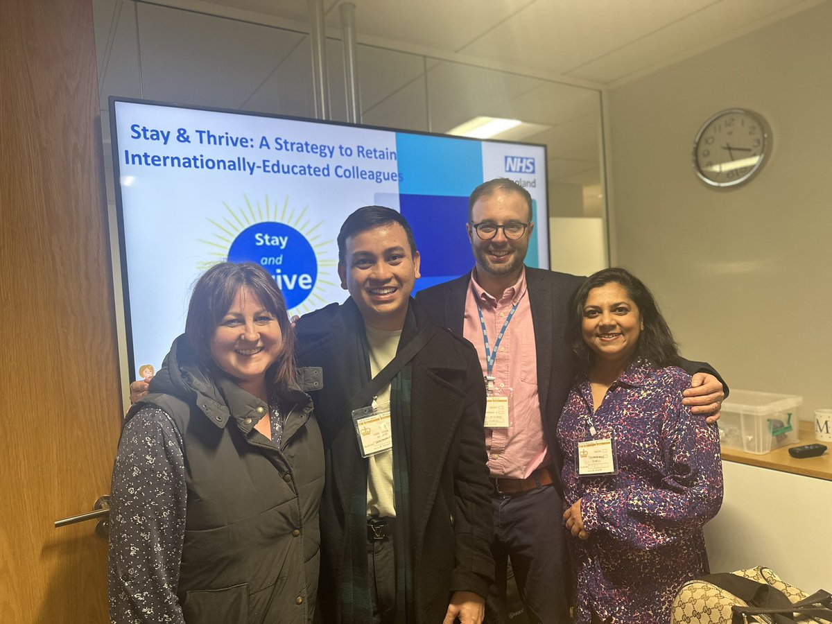 I am truly grateful to have worked with this group of leaders in the Southwest. Honoured to be part of @stayandthrive - more than a retention piece. @akdufley @EdCoxNHS @ravmeelu