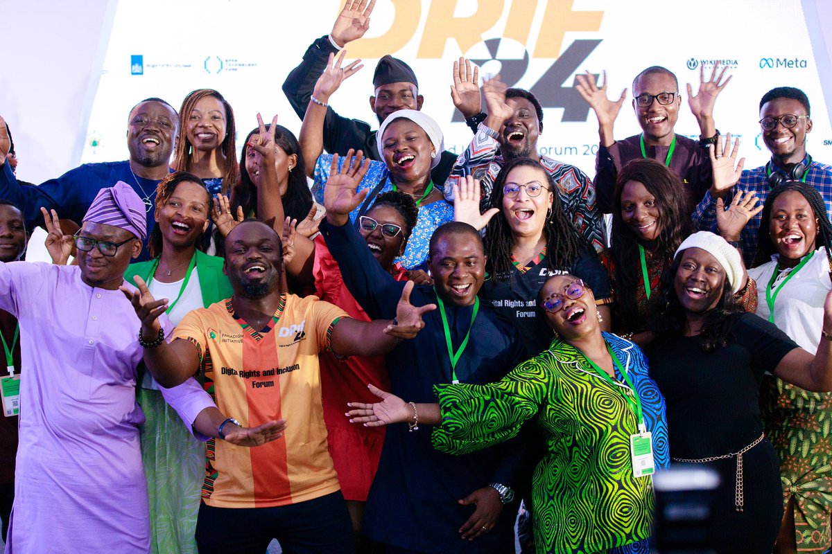 ParadigmHQ's tweet photo. The amazing Paradigm Initiative team, always dedicated to the cause. 

Thank you Pinnovators!

#DRIF24
#PromotingRightsAndInclusion https://t.co/ltbCycuq7n