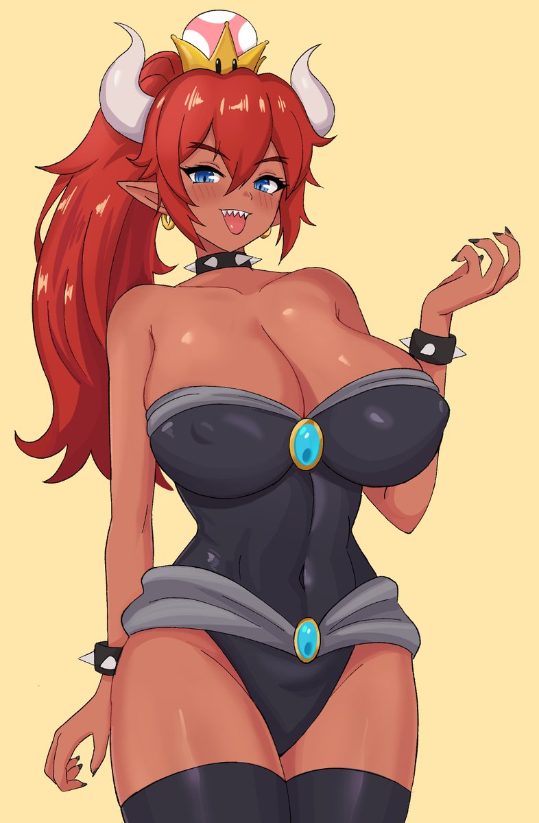 Felt the urge to draw Bowsette.