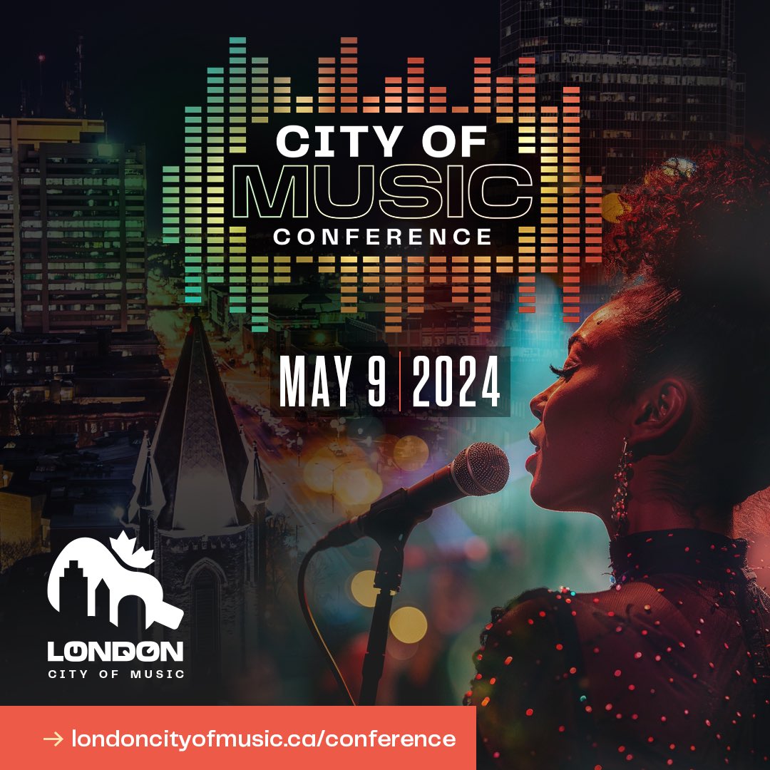 🎶⭐️#CityofMusic Conference happening May 9 at @londonmusichall! Panels, discussions & networking. Join leaders in the civic realm & learn how to advance your community through music! 🎟️: bit.ly/3xrlgbw #UNESCO #LdnOnt