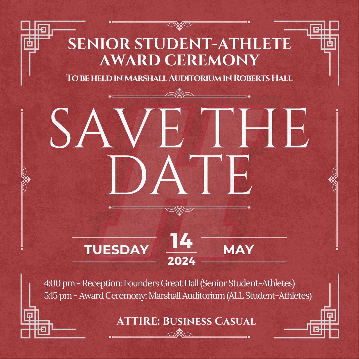 Coming May 14th... The 2024 Senior Student-Athlete Award Ceremony!

#GoHCFords