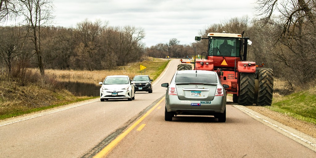 April is National Distracted Driving Awareness Month. If you're a farm equipment operators or motorists, find tips and resources about eliminating distractions, staying focused and driving defensively to help keep everyone on the road safe here: bit.ly/3WcoQQT.