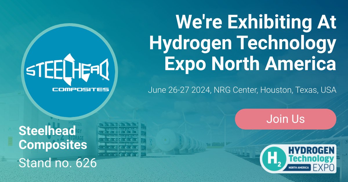 Hello Hydrogen Universe! Come join us at the Hydrogen Technology Expo in Houston, June 26-27, 2024! We'll be ready to answer your hydrogen storage and transport application questions. 

#hydrogenstorage #Hydrogen #hydrogenpower #hydrogenfuel #HydrogenEnergy #hydrogencar