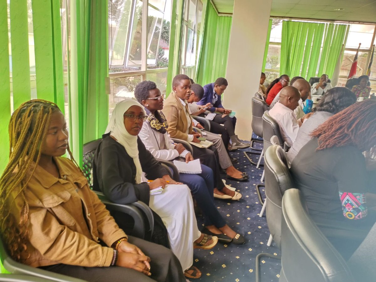 Kenya inter university students association represented by the vice chairperson Miftah Idris, joined @NemaKenya for the National Steering Committee meeting to plan for the World Environment Day. @kiolijohn @_UoNEC @KCCWG @WWF_Kenya