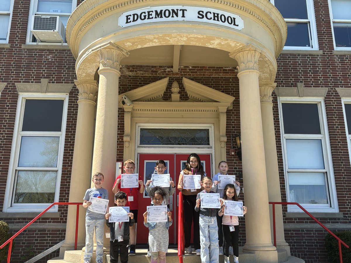 Edgemont Take Your Child to Work Day children who are in 6th grade gave a presentation to Edgemont 5th graders about middle school and all participants received a certificate