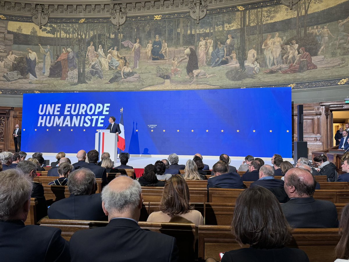Une #Europe puissance, c’est nécessaire. Une Europe de la prospérité, c’est indispensable. Une Europe humaniste, c’est vital ! Au fond, je dirais #NotreEurope.