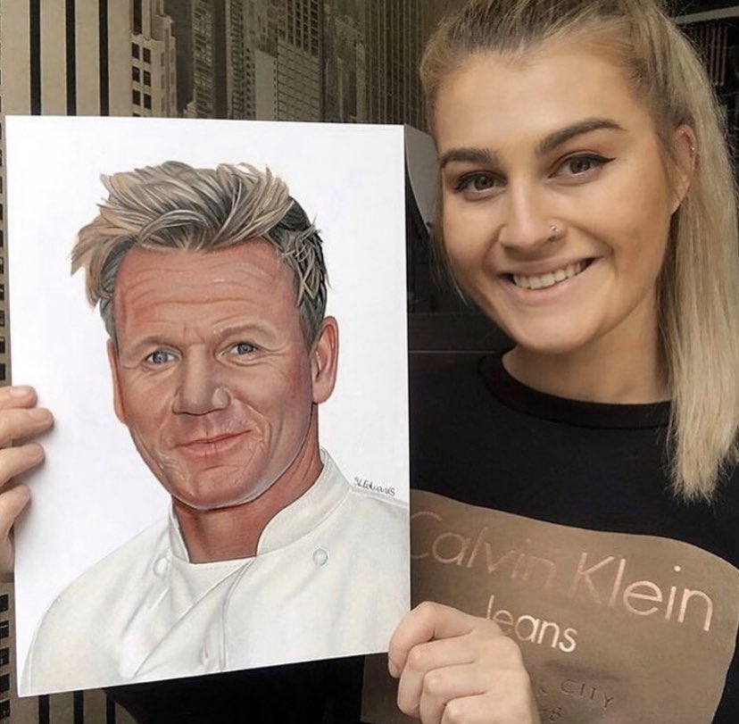 Drawing I did of Gordon Ramsay ✏️