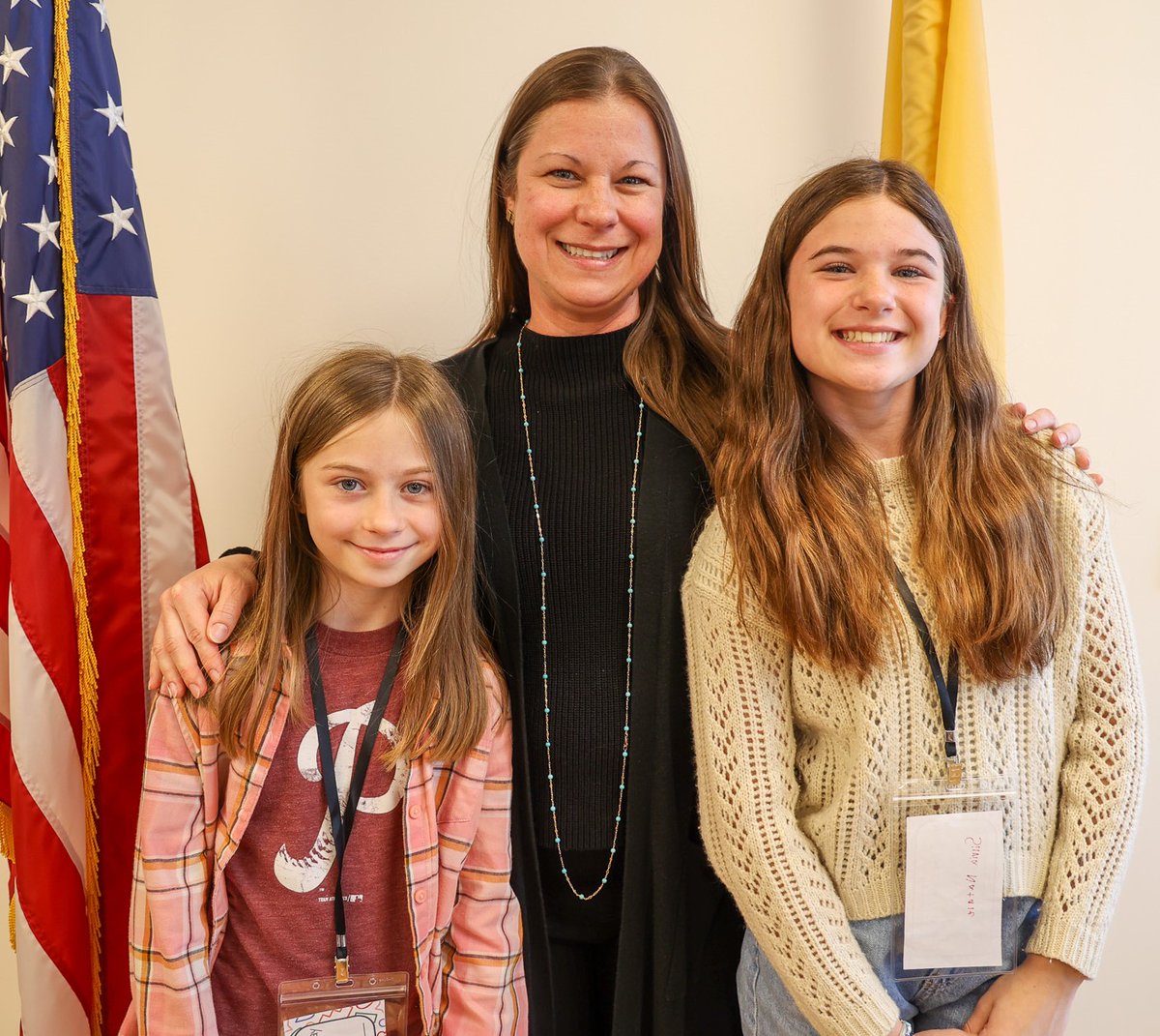 We had a blast at @NJStateDept's #TakeYourChildToWorkDay! @NJStateArchives showed us our state's Constitution from 1776, @NJ_Votes let kids practice on a real voting machine + lots more. Big thanks to everyone involved from State Arts Council kids Sylvia, Amelia, Anika, and Ava!