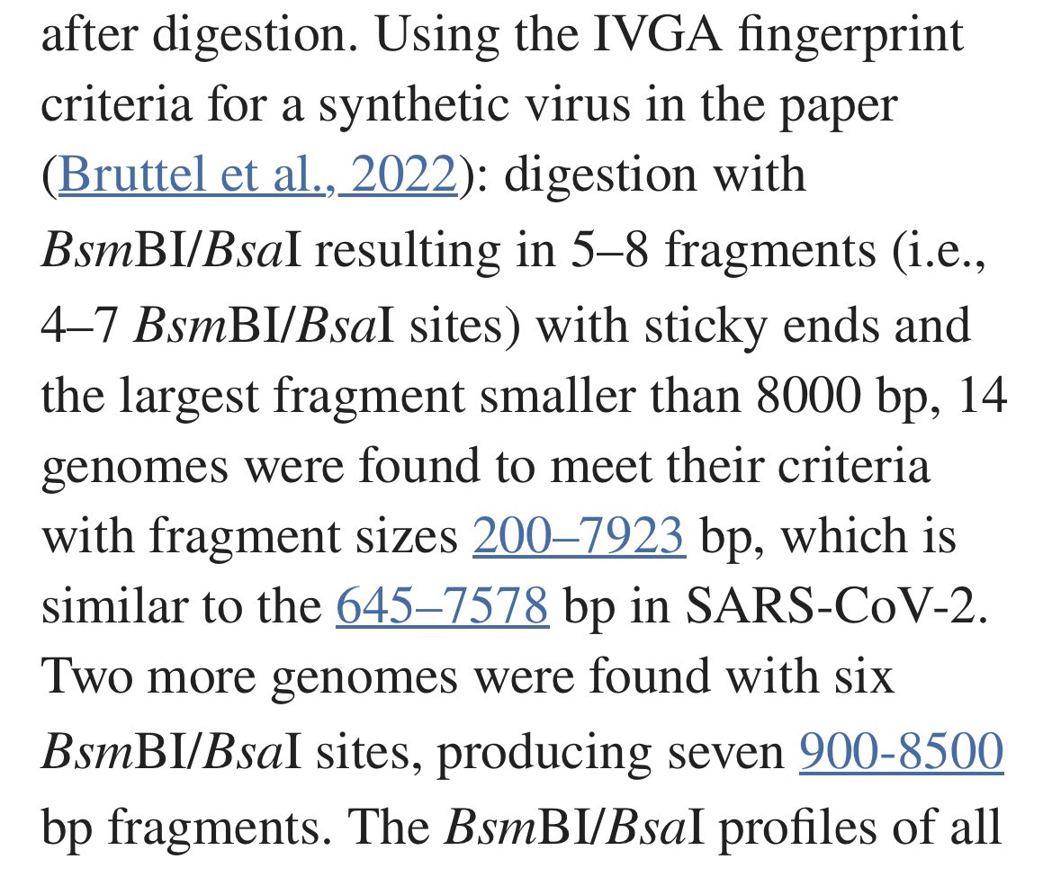 @alchemytoday @mbw61567742 @gadboit And yet this paper that attempted to rubbish Bruttel et al found out of 1316 betacoronaviruses, only 1% (N = 14) met the criteria for a reverse genetics system with BsmBI and BsaI sites. The pattern of sites in SARS2 is unlikely to arise by chance. ncbi.nlm.nih.gov/pmc/articles/P…