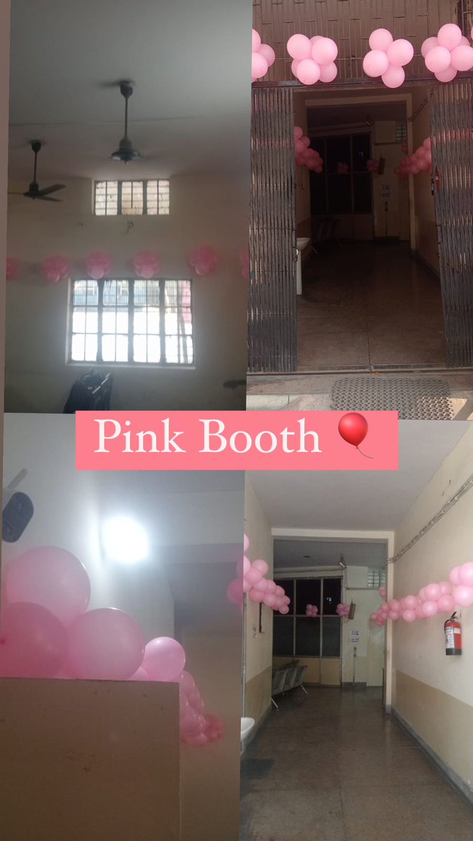 Giving an assurance of convenient & accessible Voting Experience to our #WomenVoters , pink booths of Ghaziabad are all set to witness the excitement of #NaariShakti to exercise their right to #Vote Few Hours to Go ! 🗳️✌️🇮🇳 Celebrating #ChunavKaParv #DeshkaGarv @ceoup @ECISVEEP