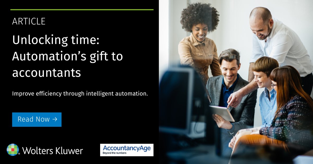 Save time, achieve more, and aim higher—these are just some of the benefits of automating accountancy workflows. Discover the gift of automation, in @AccountancyAge. Read now: bit.ly/4d5hR2i #Automation #Accounting #WoltersKluwer