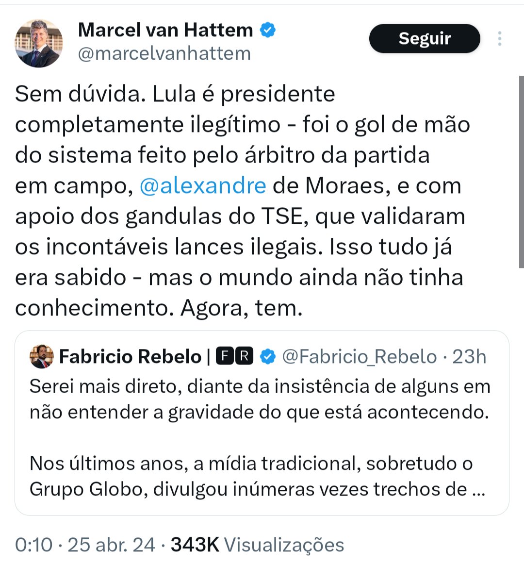 URGENTE!! Deputado nazi fascista cometen crime e acusa Alexandre de ter roubado a eleição! Marquem @alexandre aqui pra qué seja ENJAULADO EM FLAGRANTE!! Consigo 100 comentários marcando @alexandre aqui?