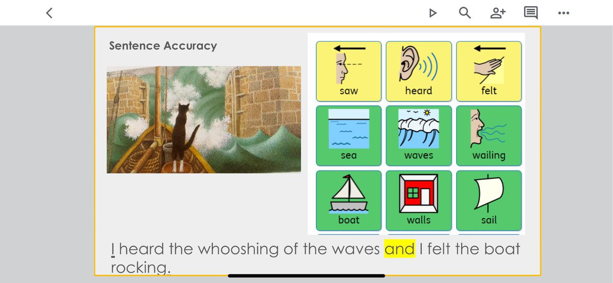 MrsAParkinson's tweet photo. @MrAllington There are so many components to writing. It can be overwhelming for us as leaders and for the children! We have been using widgit alongside colourful semantics to help take away some of the cognitive load in Y1. Here is an example of a warmup I did in Y2 today. https://t.co/qnylq8Dz3o