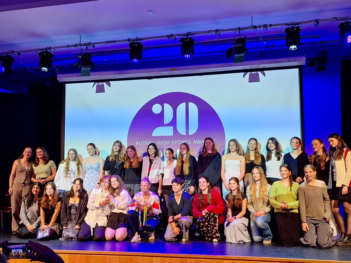 Great to be part of the Putney High Sport Awards this evening, celebrating a year of achievement and growing together. 

Well done to all our award winners and thanks to everyone who came along.