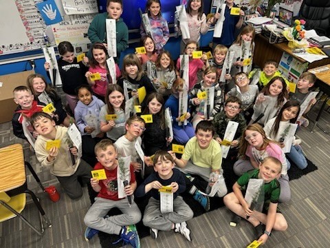Happy Arbor Day! Students from Westmont Elementary are definitely celebrating. Each year the Papio NRD education team gives out seedlings & native seeds to students in celebration of Arbor Day. This year students took home Colorado Blue Spruce seedlings. Happy planting!