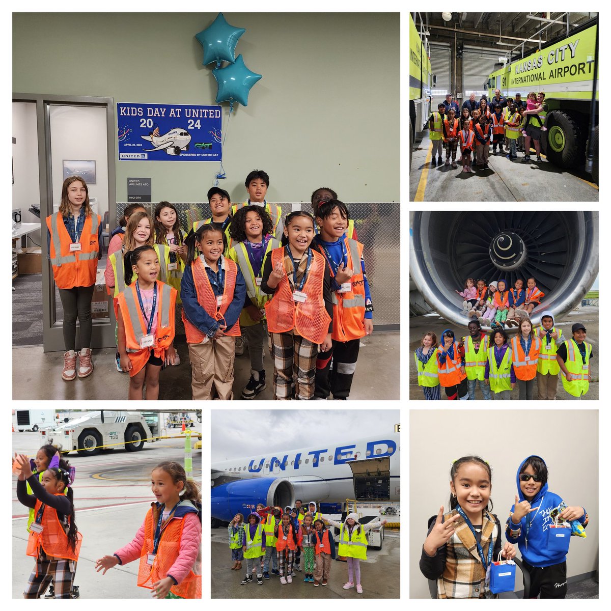 Everyone had a great time at #TeamMCI United & GAT #TakeYourKidToWorkDay2024 #FutureAviators @Fly_KansasCity