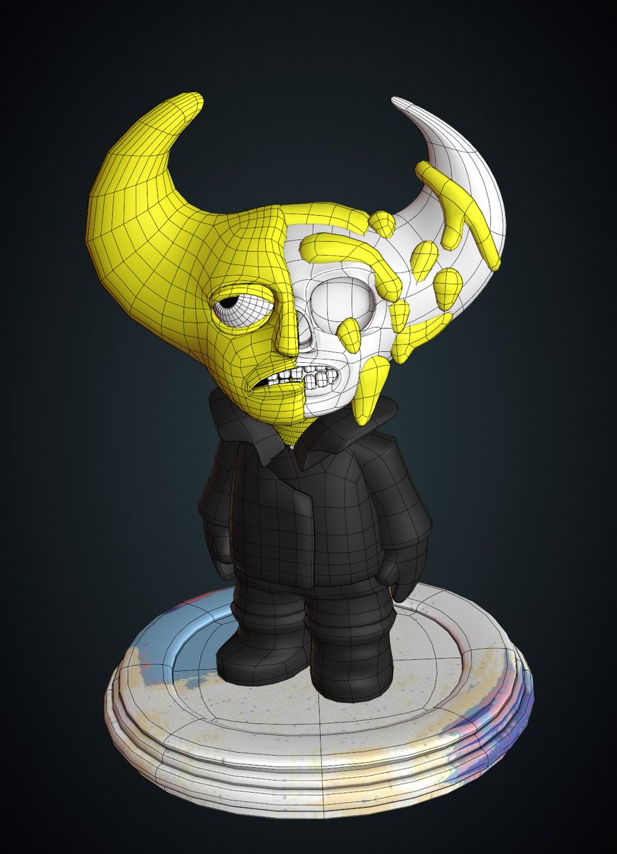 the hylic minifigurine #hylics #blender