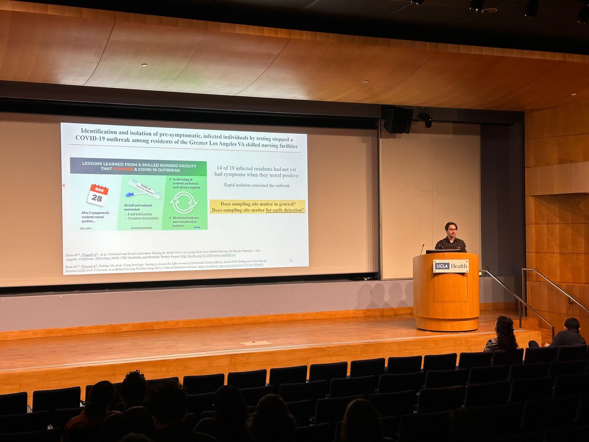 Department of Medicine at UCLA Health (@dom_ucla) on Twitter photo Up next is Alex Viloria Winnett (<a href="/alex_winnett/">Alexander Viloria Winnett</a>) who shares insights from his community-based COVID-19 household transmission study, which included daily collection of specimens to understand viral load dynamics and inform testing strategies. Up next is Alex Viloria Winnett (<a href="/alex_winnett/">Alexander Viloria Winnett</a>) who shares insights from his community-based COVID-19 household transmission study, which included daily collection of specimens to understand viral load dynamics and inform testing strategies.