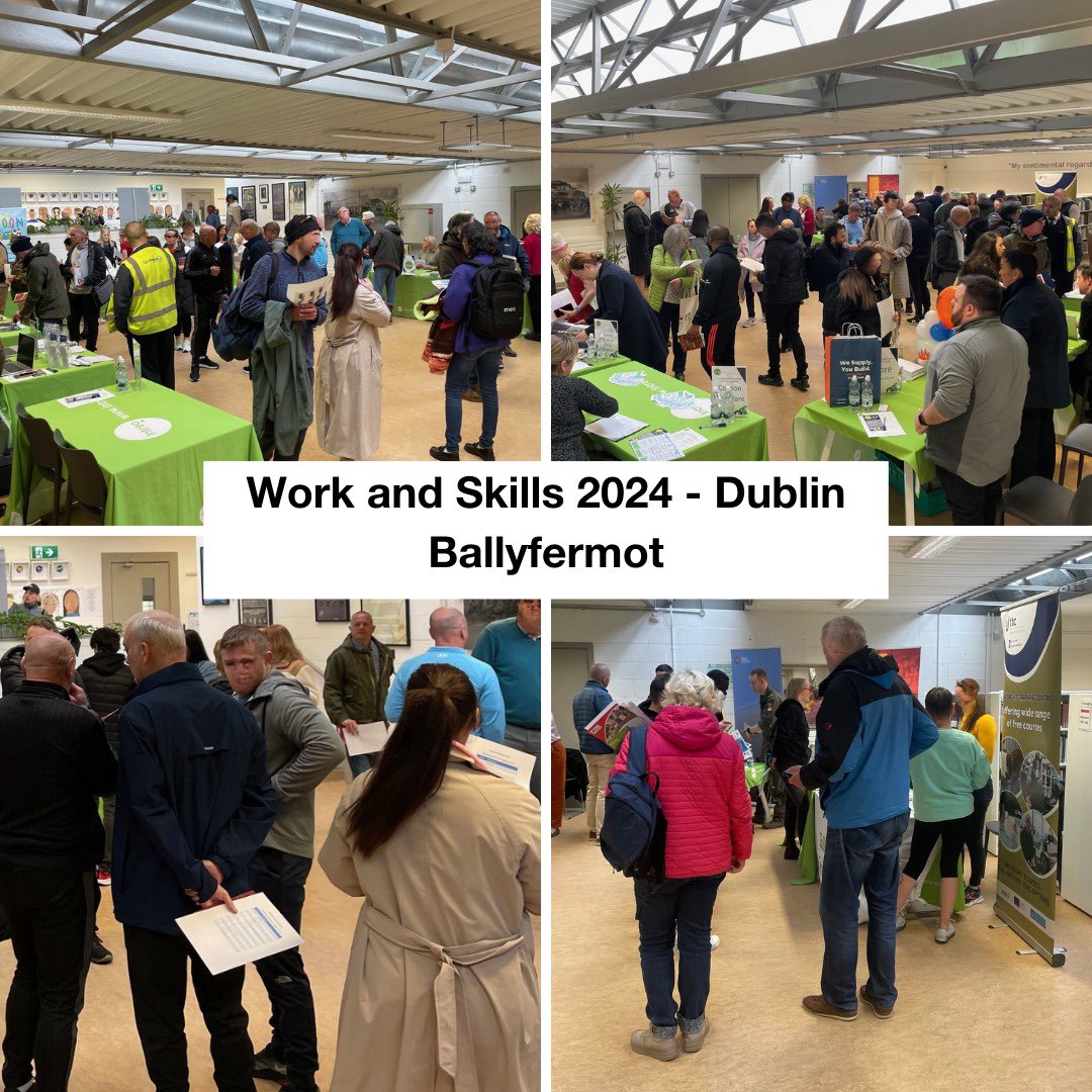 Another busy day for our Recruitment Officers - Linda & Fionnuala- promoting  #FET courses at the National Work & Skills event in Ballyfermot Library.
Great day and thank you @jobsireland for the invite!
@ddletb @ThisisFet @SOLASFET