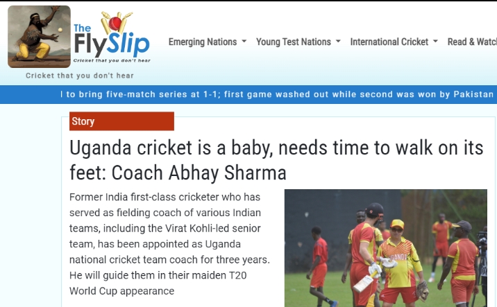 The @CricketUganda have appointed ex- @BCCI fielding coach #AbhaySharma as their head coach. Click on the link below to find out how he wishes to make Uganda a powerhouse. #CricketTwitter theflyslip.online/uganda-cricket…