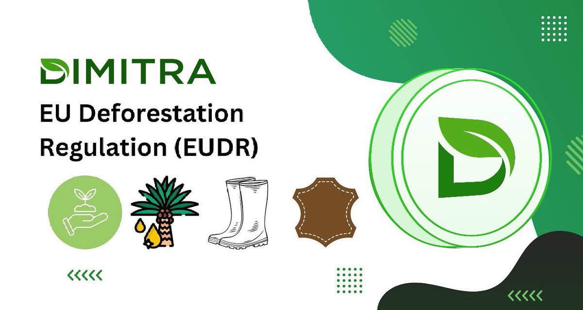 Dimitra.io platform and $DMTR utility token allow smallholders and corporations to hit EUDR compliance targets!

#EUDR #AI #RWA @dimitratech