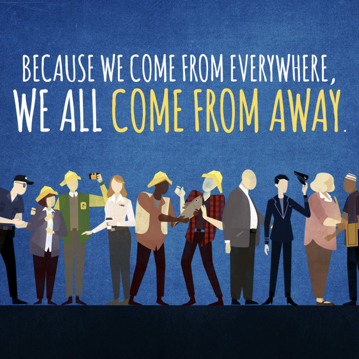 Just like in the hit #Broadway musical where non-Newfoundlanders are called “come from aways,” comment⬇️ with where you’re from—or are you a #VegasBorn resident? ⁠See @wecomefromaway May 15-19. Tkts start at just $30: bit.ly/tsccfa0524⁠ ⁠#Vegas #LasVegas #DTLV